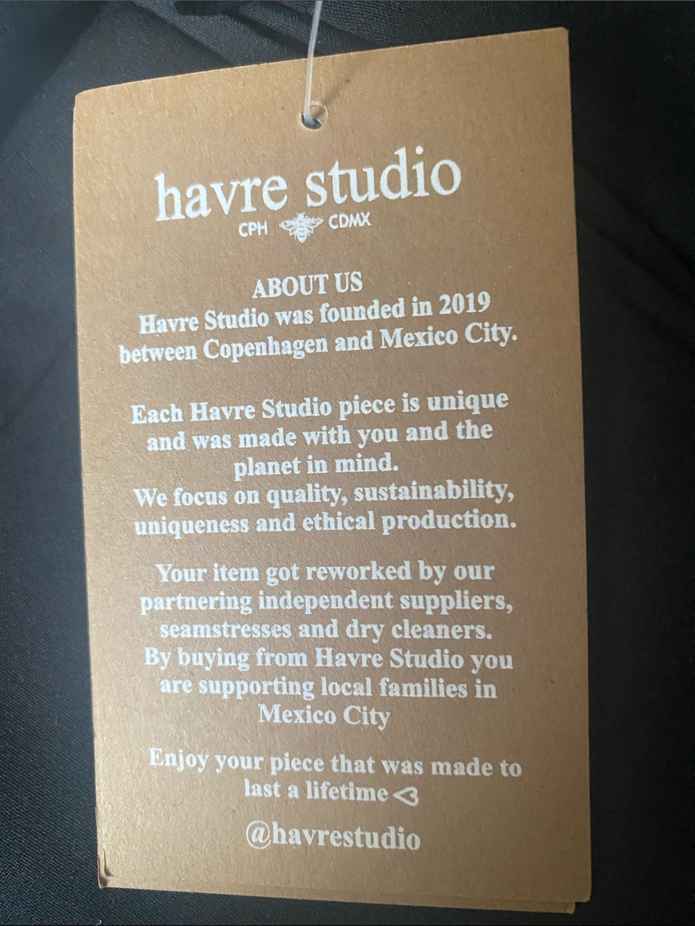 Havre Studio Oversized Blazer with Back Button Detail - Picture 11 of 13